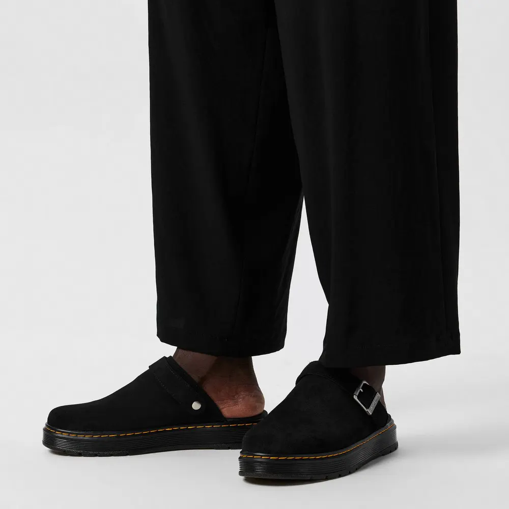 Dr Martens Brookline Mules in Black Suede, additional product view 3
