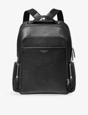 ASPINAL OF LONDON Zipped Leather Backpack