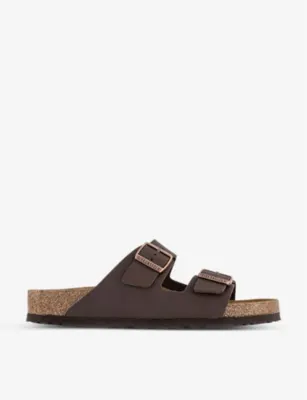 BIRKENSTOCK Arizona Two-Strap Vegan Leather Sandals - EUR 41.5 / 7.5 UK MEN in BROWN – Mens | Sandals | Formal sandals