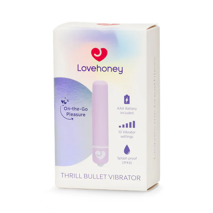 Lovehoney Thrill 10 Function Bullet Vibrator Purple – Beauty > Sexual Wellness