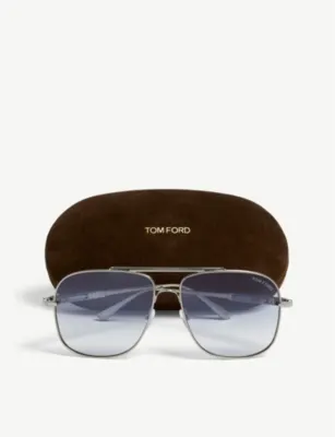 TOM FORD Jude aviator-frame sunglasses detail 2