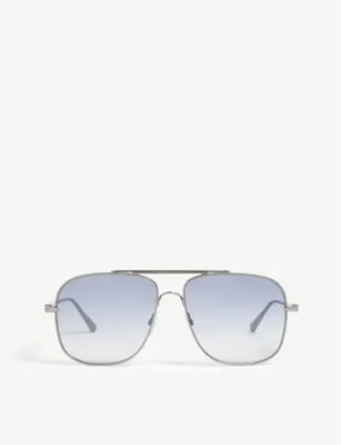 TOM FORD Jude aviator-frame sunglasses