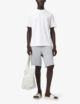 ALLSAINTS Helix Straight-Fit Cotton-Jersey Shorts detail 2