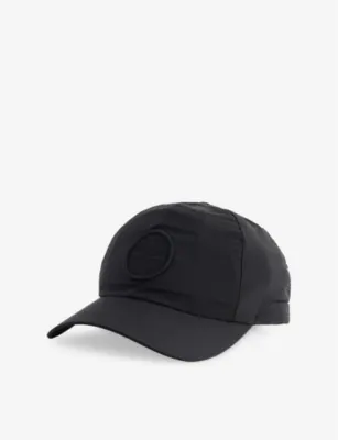 STONE ISLAND Compass embroidered-patch shell baseball cap - M