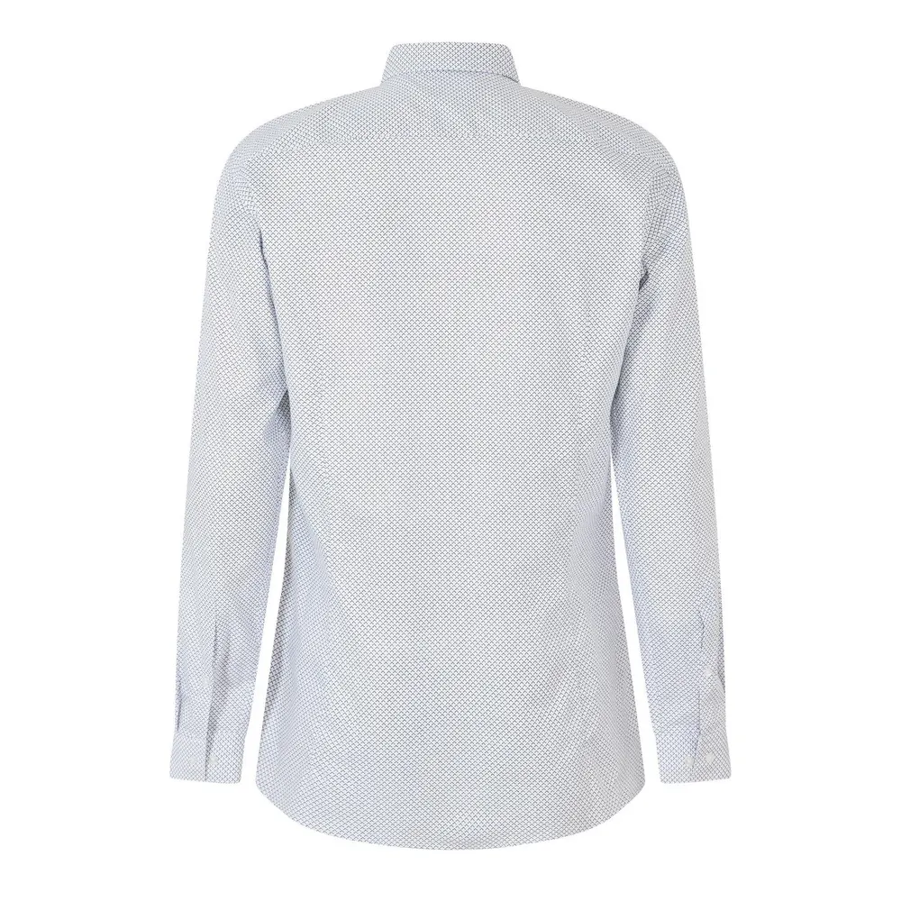 Hugo Men's Errik Long Sleeve Oxford Shirt detail 2