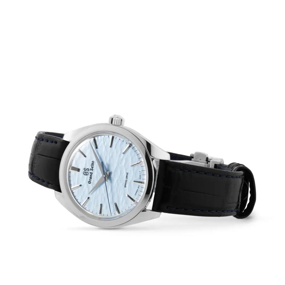 Grand Seiko Elegance 'Omiwatari' Spring Drive 38.5mm Mens Watch detail 3