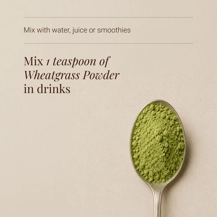 KIKI HEALTH Organic Wheatgrass Powder - 100g, additional product view 3