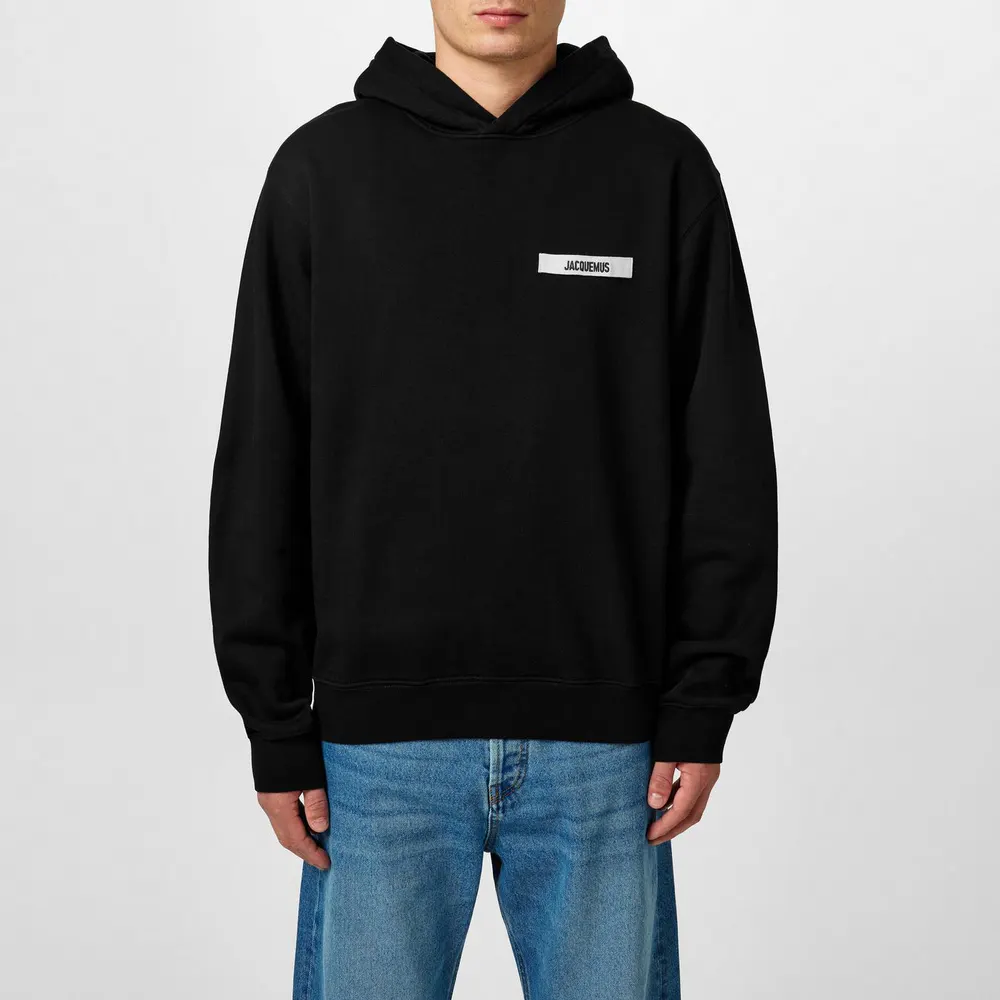 Jacquemus Mens Gros Grain Hoodie detail 3