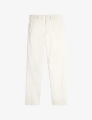 POLO RALPH LAUREN Jarrett Slim-Leg Stretch-Cotton Sateen Trousers - 36/32 in WHITE – Mens | Trousers & shorts | Casual