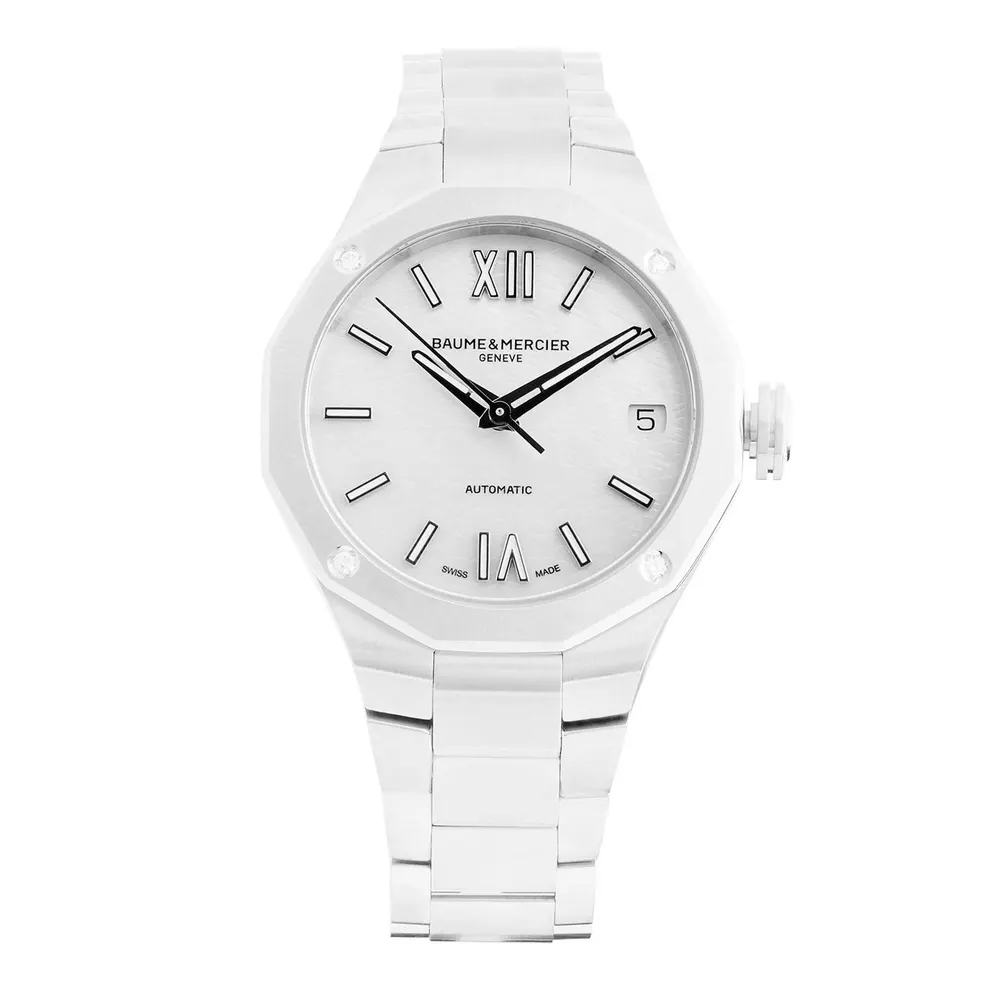 Baume and Mercier Riviera Automatic Analogue Watch in MOP Dial – Accessories