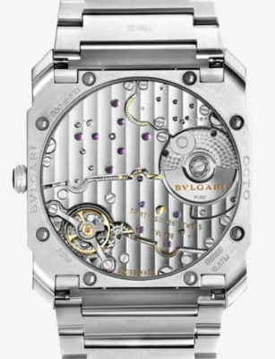 BVLGARI Octo Finissimo titanium automatic watch in STAINLESS STEEL, additional product view 2