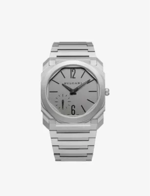 BVLGARI Octo Finissimo titanium automatic watch in TITANIUM – Jewellery & Watches | Mens luxury watches