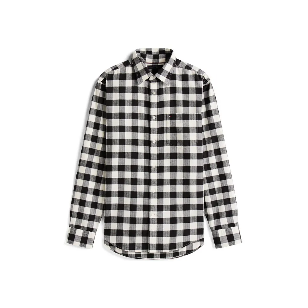 Tommy Hilfiger Men's Buffalo Check Long Sleeve Shirt