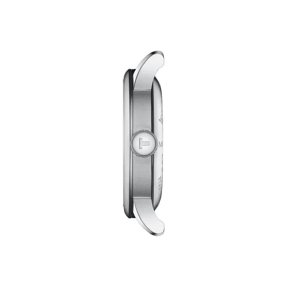 Tissot Le Locle Powermatic 80 Open Heart 39mm Mens Watch in Silver, additional product view 3