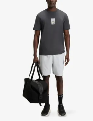BOSS Photo-Print Short-Sleeve Stretch-Cotton T-Shirt detail 2