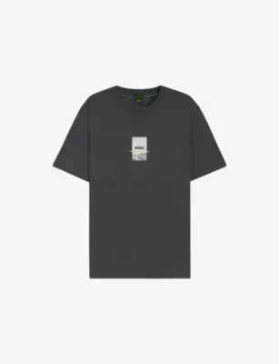 BOSS Photo-Print Short-Sleeve Stretch-Cotton T-Shirt