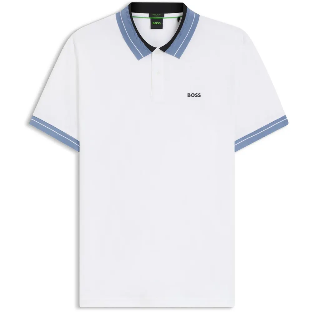 Hugo Men's PL Member Cotton Short-Sleeve Striped Polo Shirt