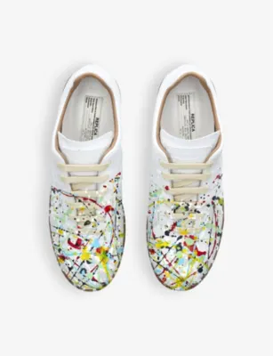 MAISON MARGIELA Replica Painter leather low-top trainers - EUR 39 / 5 UK MEN detail 2