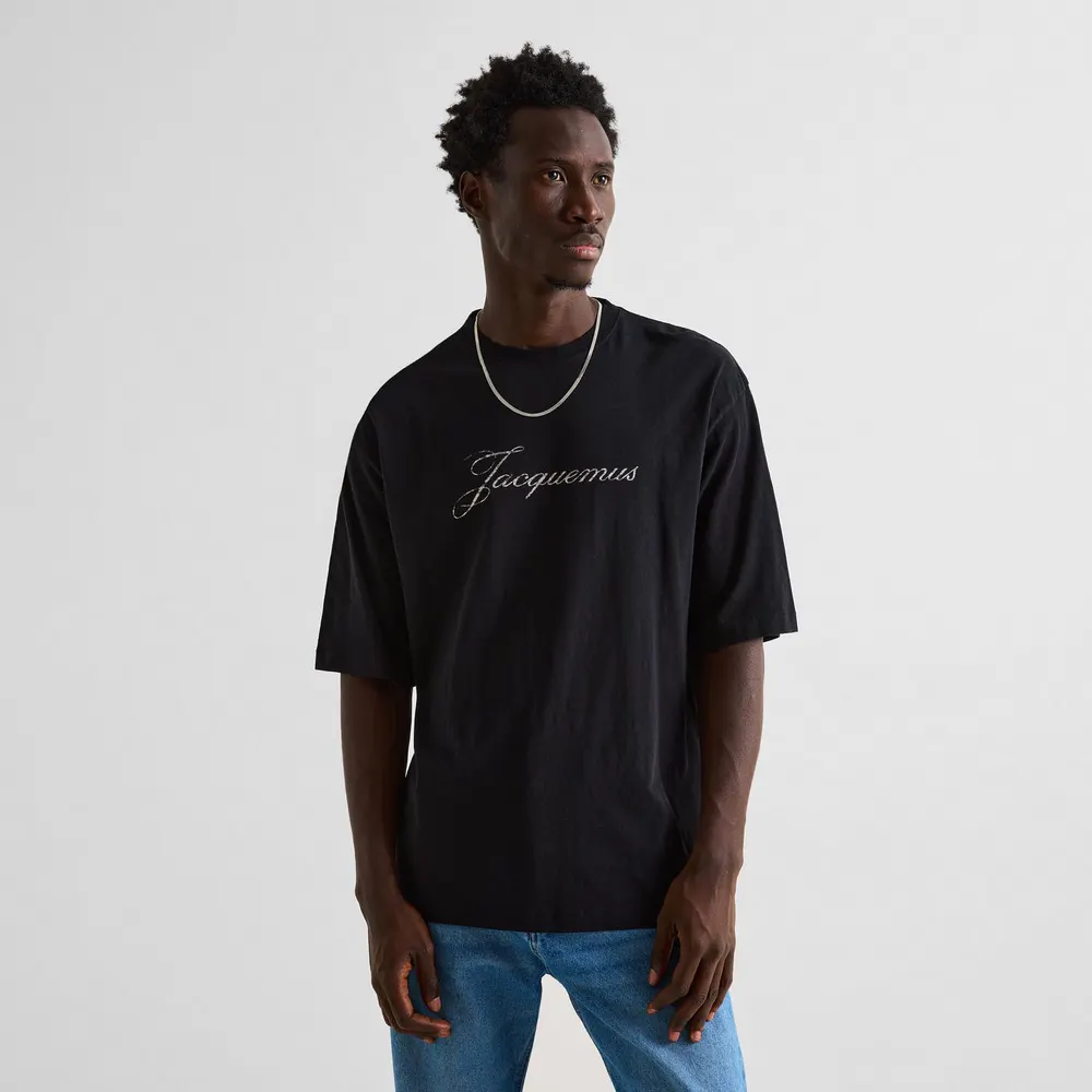 Jacquemus Jacq Script Tee Sn64 detail 3