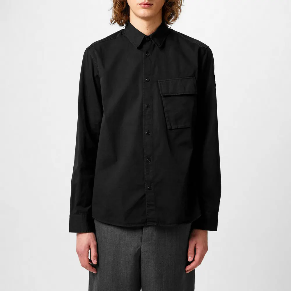 Belstaff Scale Shirt in Black, additional product view 3