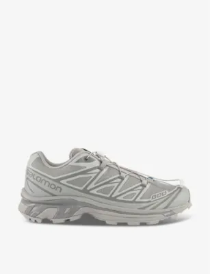 SALOMON XT-6 quick-lace mesh low-top trainers - EUR 43 / 9 UK MEN in GHOST GRAY GHOST GRAY GR – Mens | Trainers | Lace up trainers