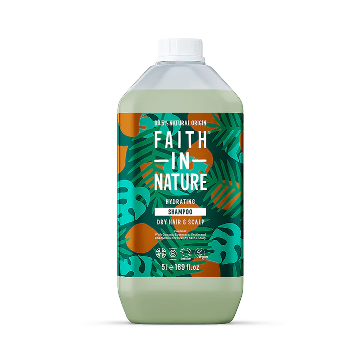 Faith in Nature Shampoo for Dry Hair Coconut 5L