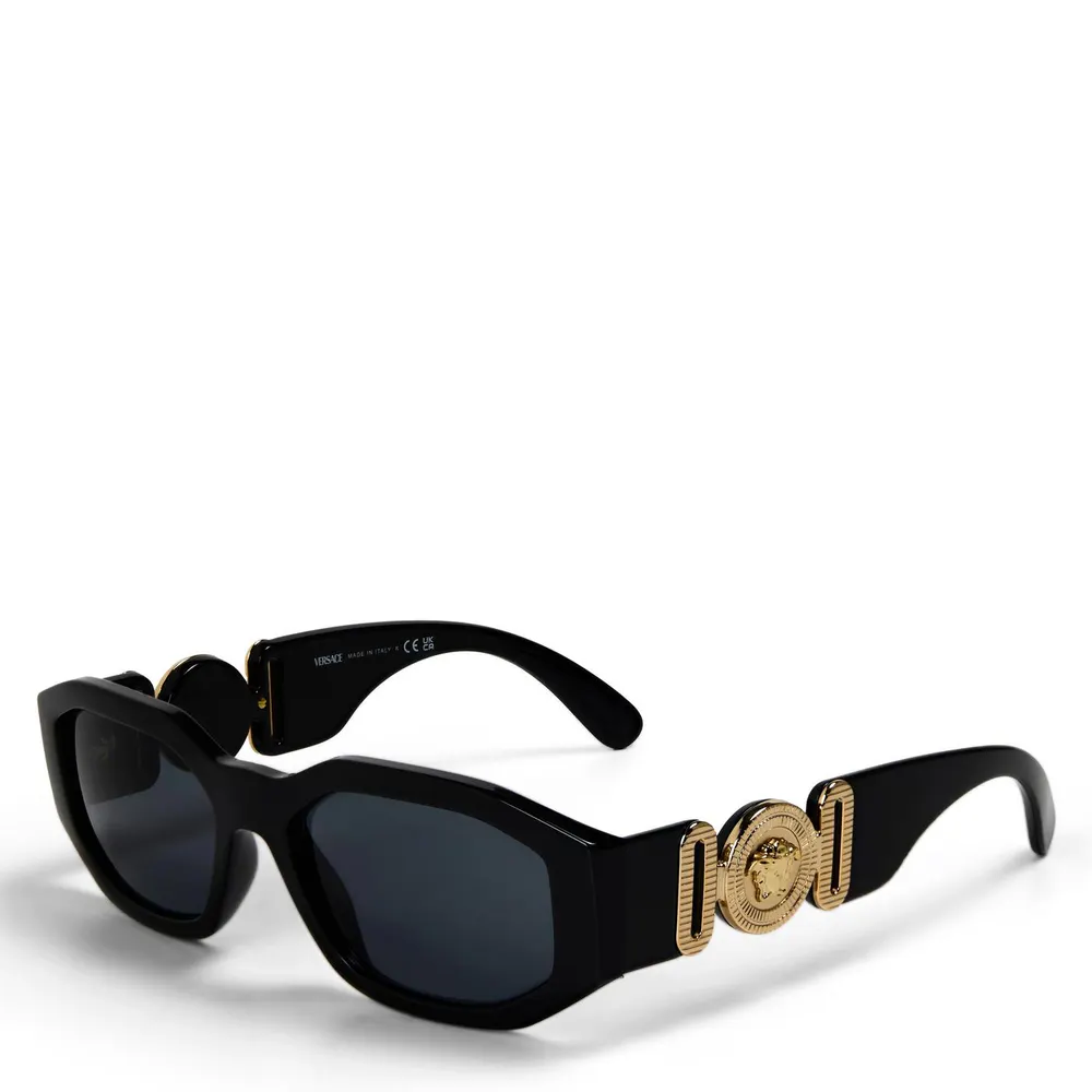 Versace Men's 0VE4361 Oval Sunglasses in Gold/Black – Accessories