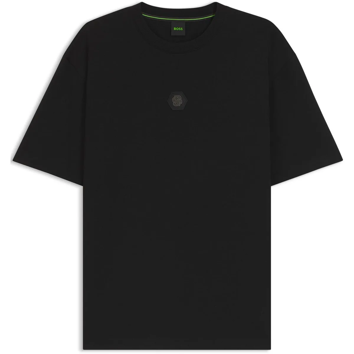 Boss Men's Future Green Cotton Short Sleeve Oversized T-Shirt