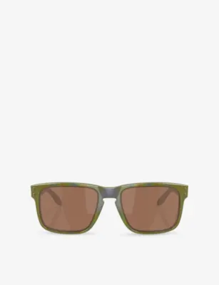 OAKLEY OO9102 Holbrook Square-Frame Acetate Sunglasses