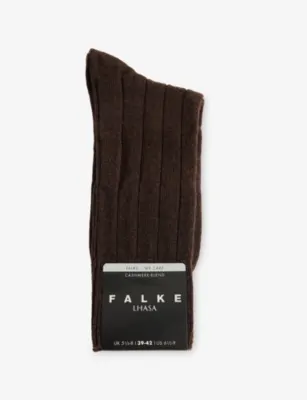 FALKE Lhasa Ribbed Wool-Blend Knitted Socks - 5.5-8