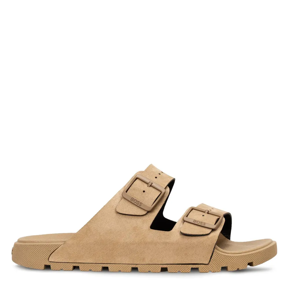 Boss Mens BOSS Sandals with Embossed Logo Detail and Adjustable Straps (Surfley)