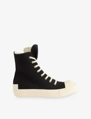 DRKSHDW Denim High-Top Trainers - EUR 44 / 10 UK MEN in BLK/WHITE – Mens | Trainers | Lace up trainers