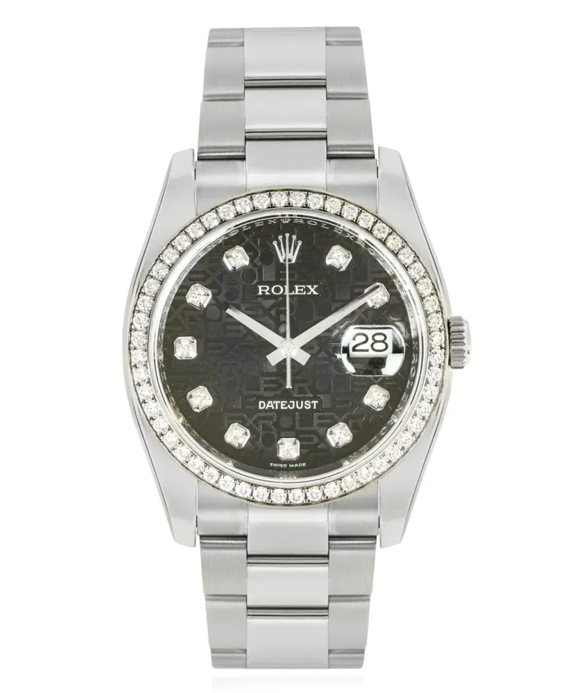 Rolex Datejust 116244 — 2010 — Good in Black Jubilee Diamond – Pre-owned watches