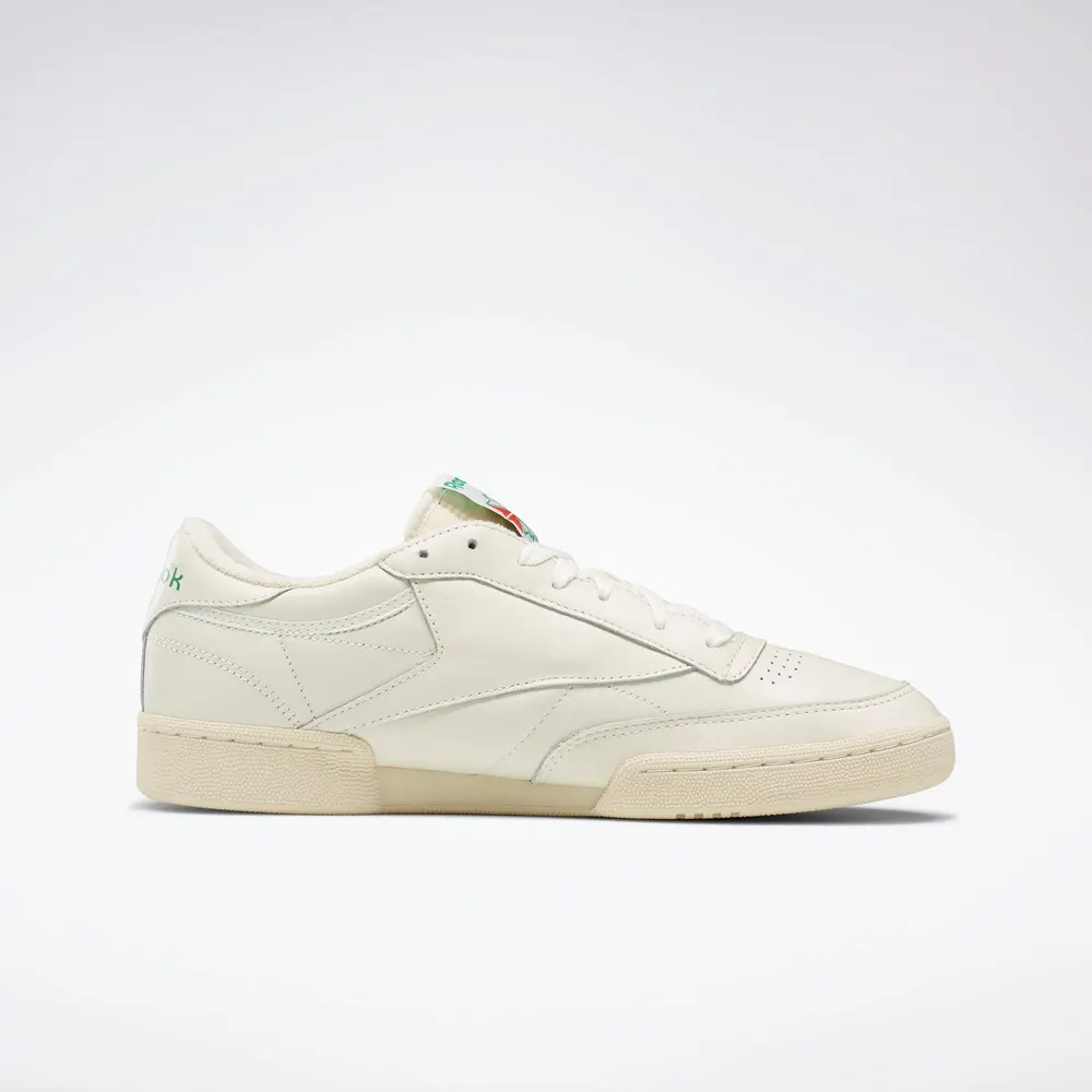Reebok Men's Club C 85 Low-Top Trainers in Off White, additional product view 2