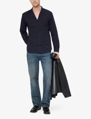 THE KOOPLES Notch-Lapel Slim-Fit Cotton Shirt detail 2