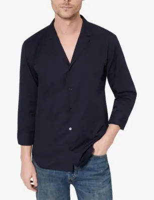 THE KOOPLES Notch-Lapel Slim-Fit Cotton Shirt detail 3
