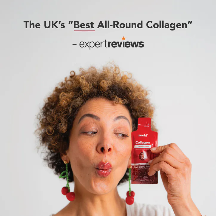 Zooki Super Strength Marine Collagen 11,000mg Sour Cherry Flavour 90 Sachets Bundle, additional product view 2