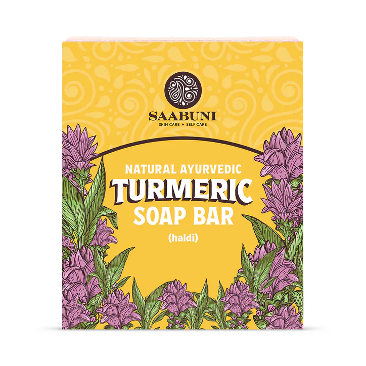 Saabuni Turmeric Hand & Body Soap Bar - 90g