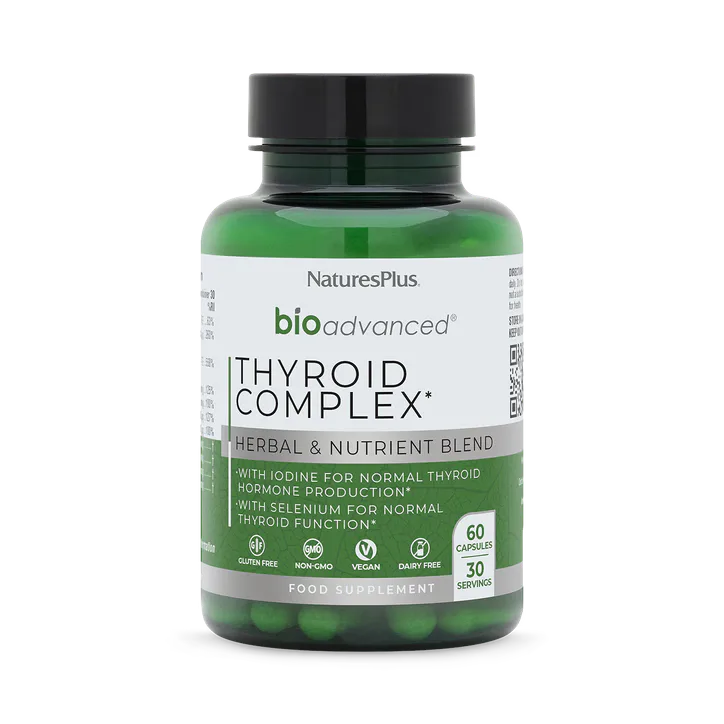 NaturesPlus BioAdvanced Thyroid Complex Capsules