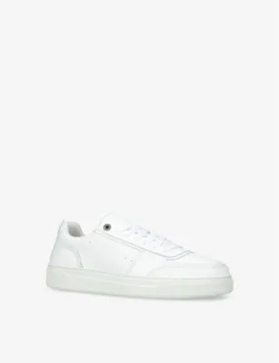 REPRESENT Initial leather low-top trainers - EUR 46 / 12 UK MEN in White, additional product view 3