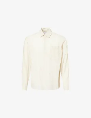 PERCIVAL Lorenzo Pearce Striped Woven Shirt