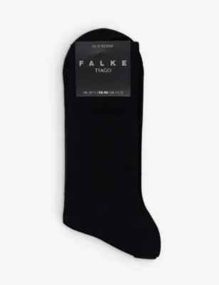 FALKE Tiago ribbed-edge cotton-blend socks - 10.5-11
