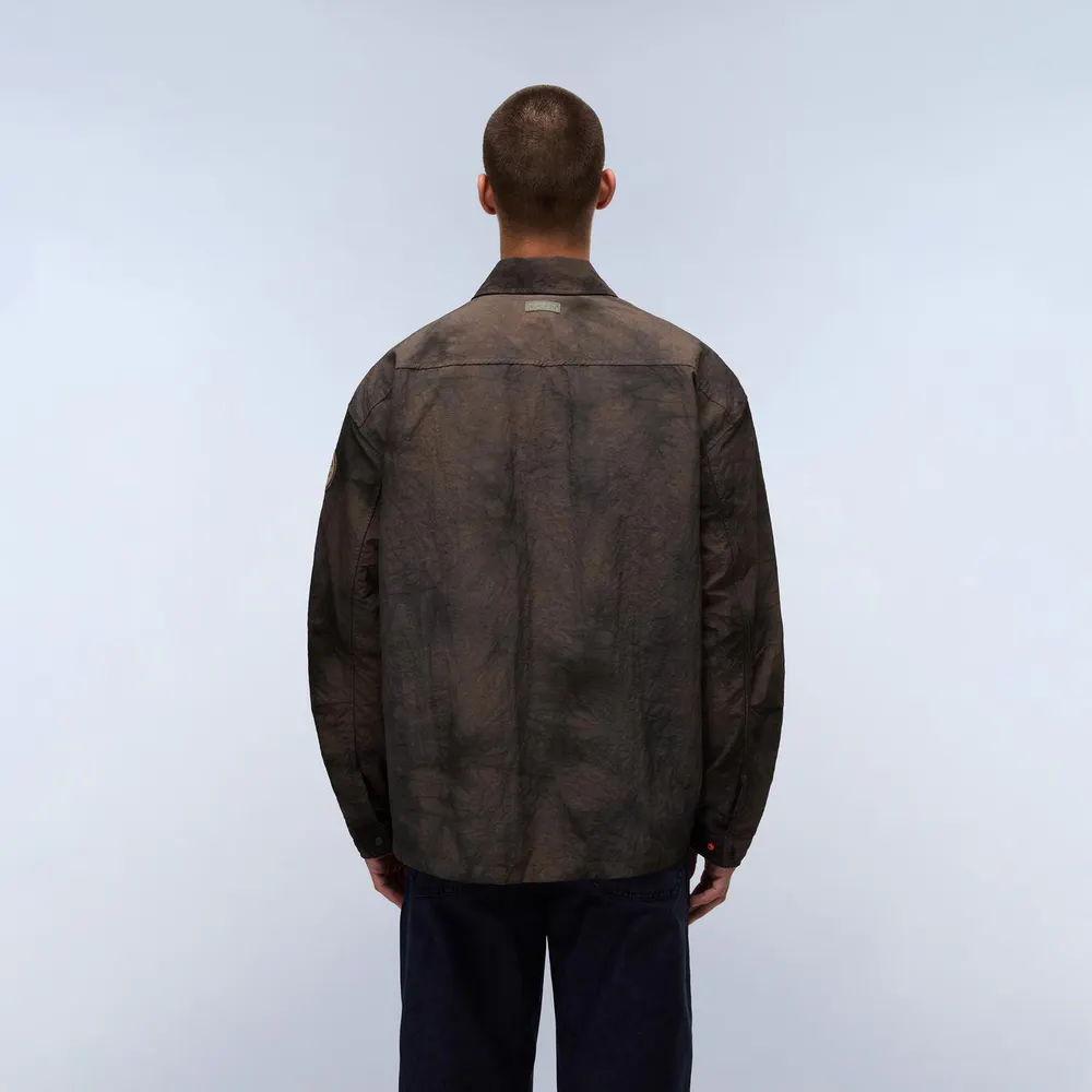Napapijri Men's Vajolet Two-Way Zip Overshirt detail 3