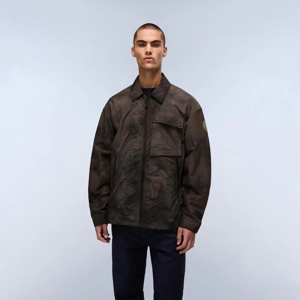 Napapijri Men's Vajolet Two-Way Zip Overshirt