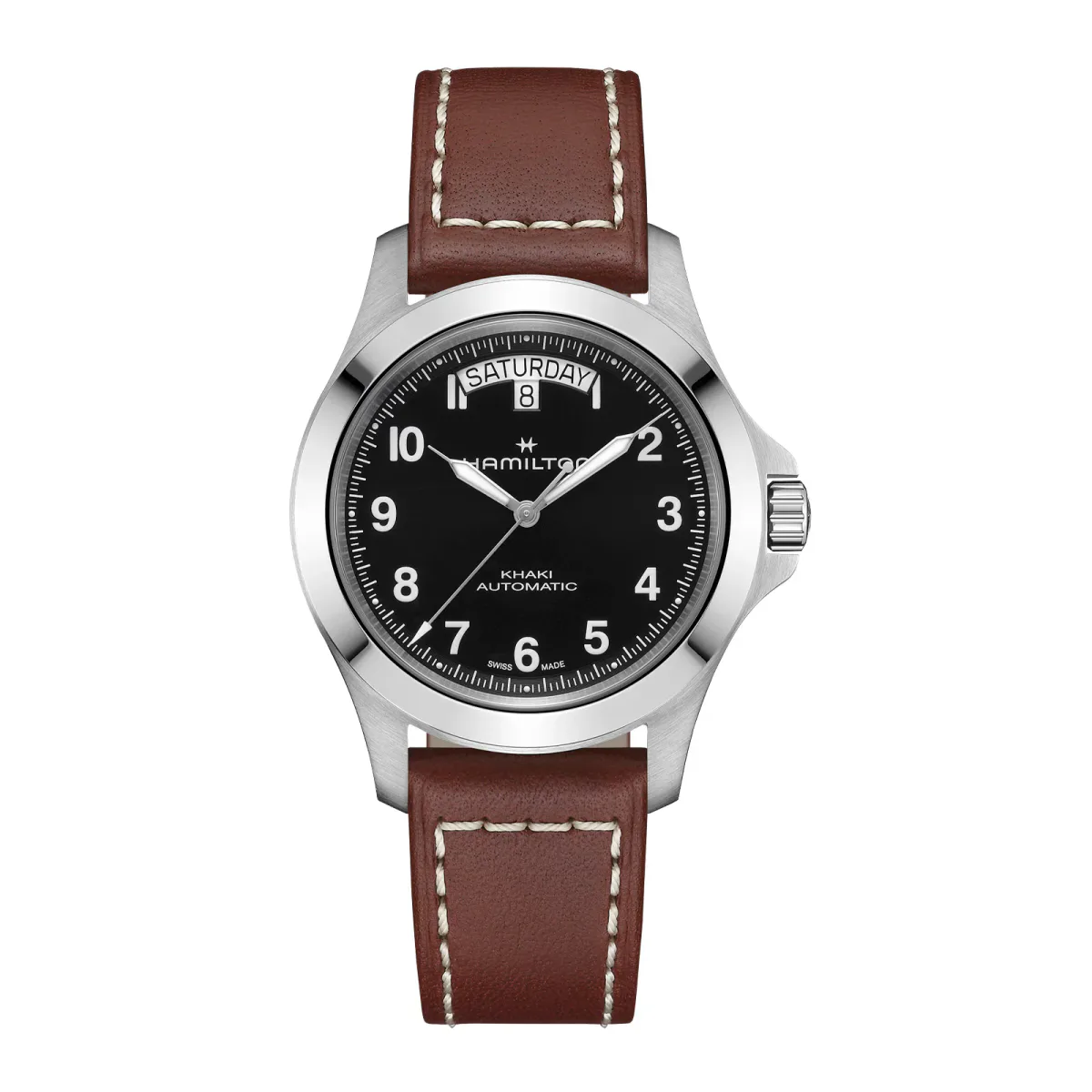 Hamilton Khaki Field King Day-Date 40mm Mens Watch Black