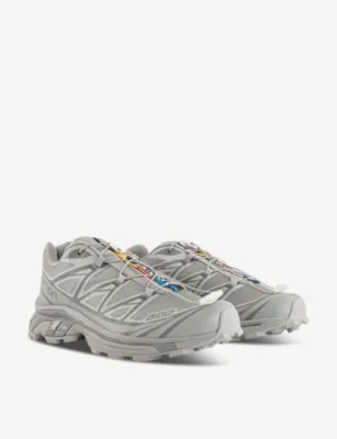 SALOMON XT-6 quick-lace mesh low-top trainers - 3.5 in GHOST GRAY GHOST GRAY GR, additional product view 3