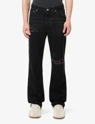 REPRESENT Heaton Distressed Denim Jeans detail 3