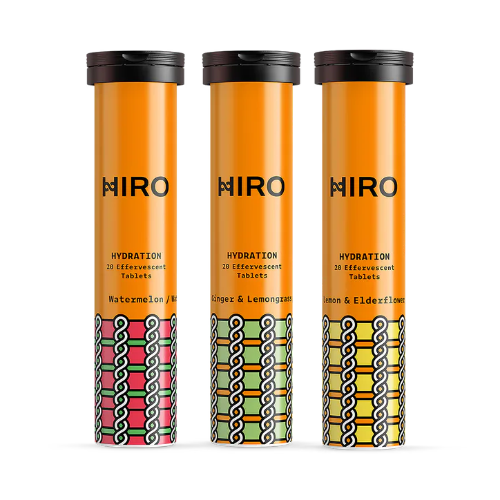HIRO Multi-Flavour Triple Pack – Active Nutrition > Hydration & Gels > Electrolytes