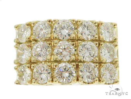 RINA - ERIC NVU STYLE Flatiron Diamond Ring 49610 in Rose Gold / 4.5 – Ring
