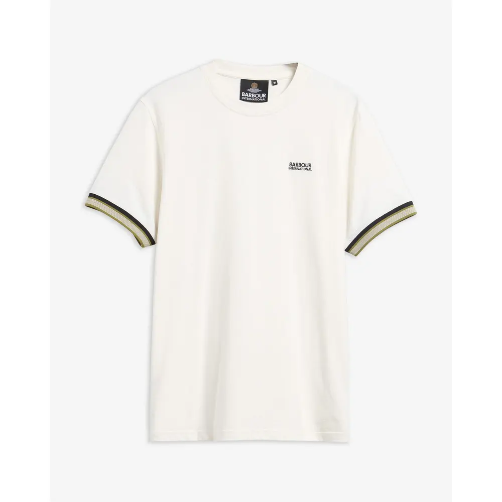 Barbour International Men's Newport Tipped Cotton Short-Sleeve Crew-Neck T-Shirt detail 2